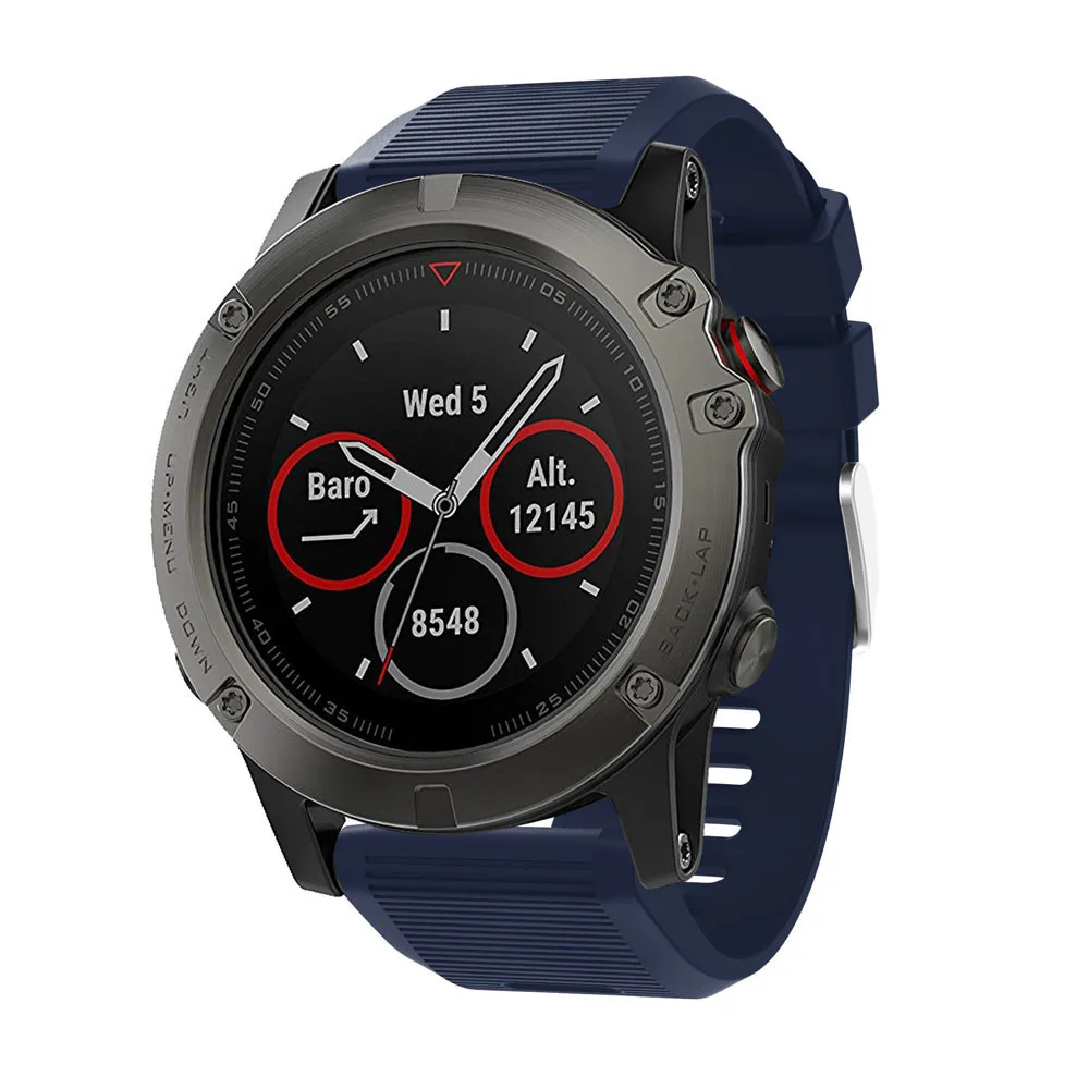 26 мм Сменный силиконовый быстросъемный комплект ремешок для Garmin Fenix 5X для Garmin Fenix 3 3 HR ремешок для часов Easyfit наручные