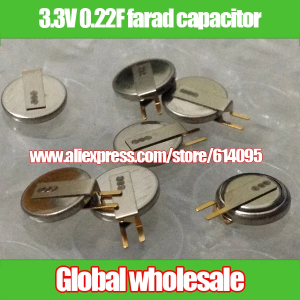 

3.3V 0.22F super capacitor kit / DMS3R3224 supercapacitor for KORCHIP / 3.3V 0.22F farad capacitor