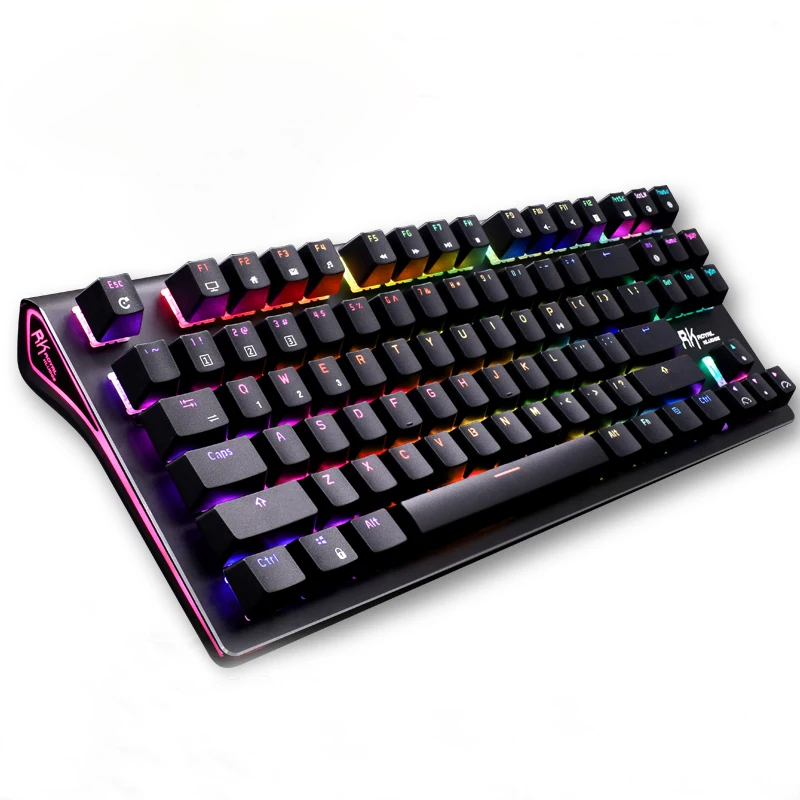  Royal Kludge RK G-87 87keys Wireless bluetooth 3.0 USB Wired Dual Mode Mechanical Gaming Keyboard B