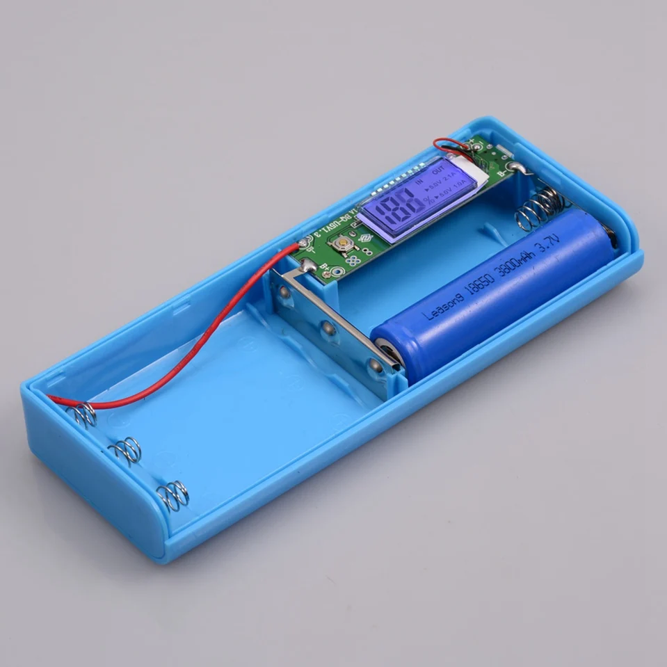 (No Battery)icoque 5V Dual USB 18650 Power Bank Box Mobile Phone Charger DIY Shell Case Pover Bank For xiaomi iPhone Poverbank (15)