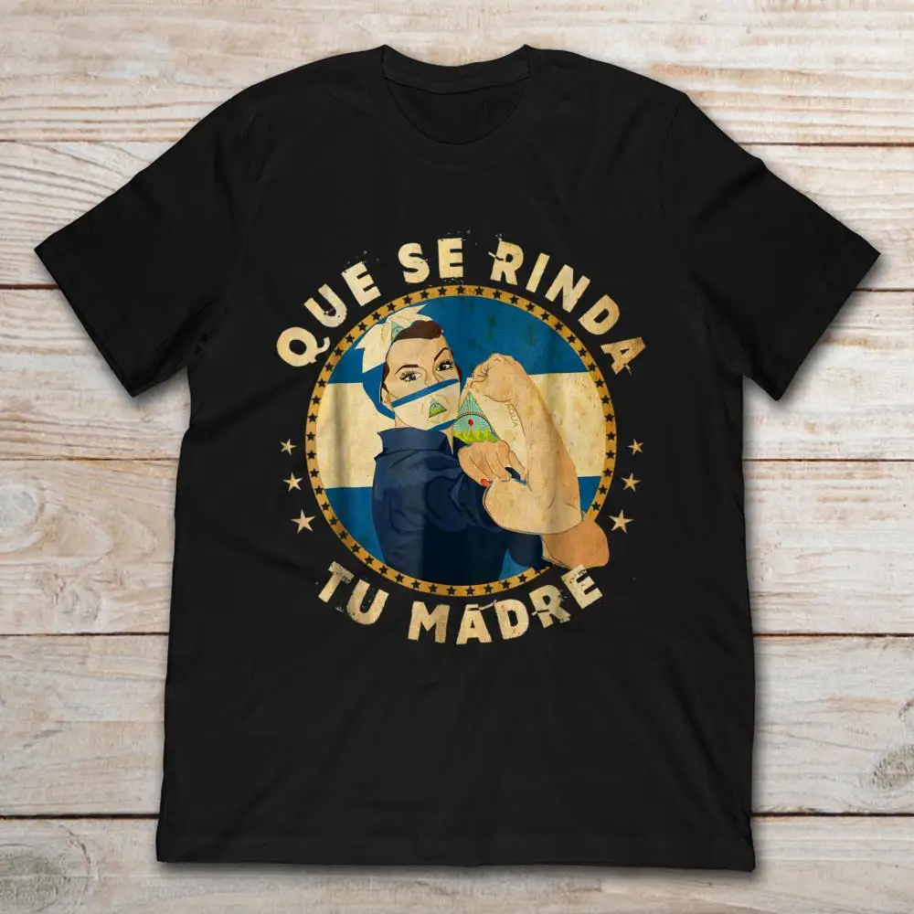 

Gildan Brand Nicaragua Protest Que Se Rinda Tu Madre T-Shirt Men's Short Sleeve T-Shirt