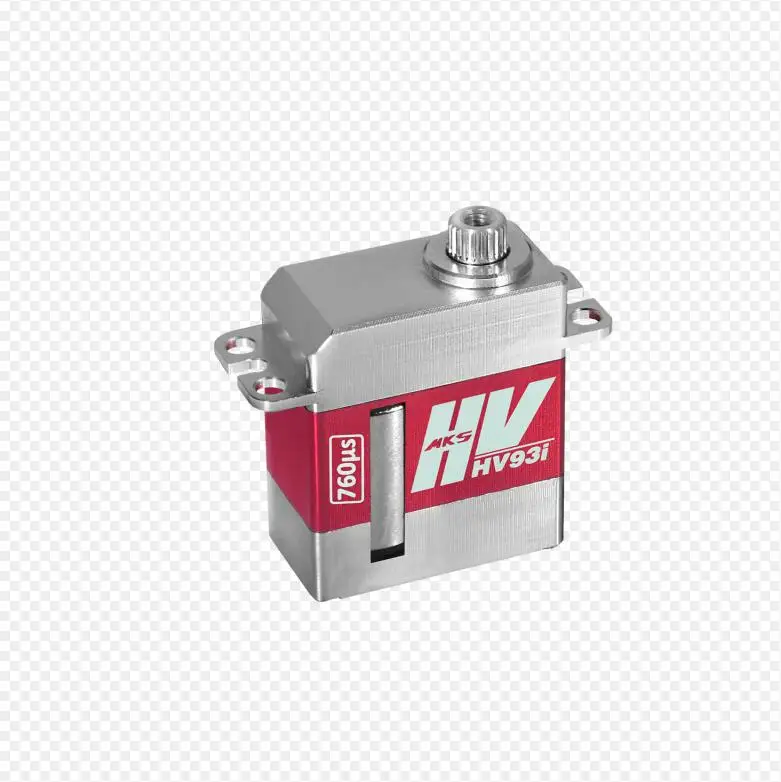 

1PC MKS HV93I Servo Metal Tooth Digital Steering Gear Coreless Cup Motor Rudder for RC Helicopter Tail Narrow Frequency