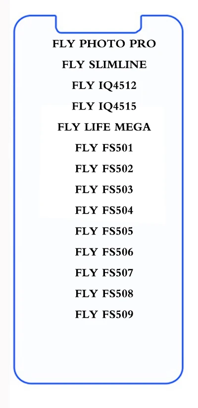 Пленка из закаленного стекла для FLY IQ4512 IQ4515 LIFE MEGA FS501 FS502 FS503 FS504 FS505 FS506 FS507 FS508 FS509