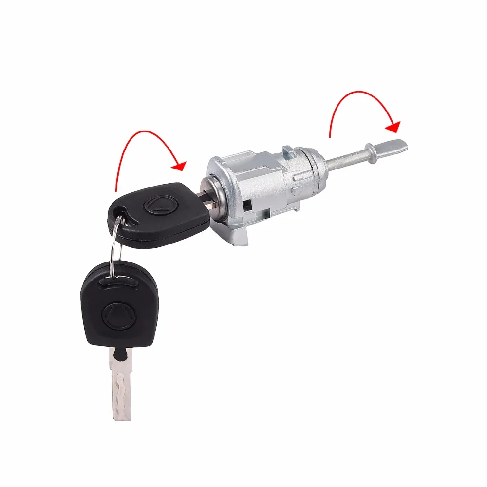 AUTOUTLET 2 шт закрывающийся цилиндр для VW PASSAT B5 3B(96-05) для LUPO дверной замок ключ левый и правый 3B0837167 3B0837168