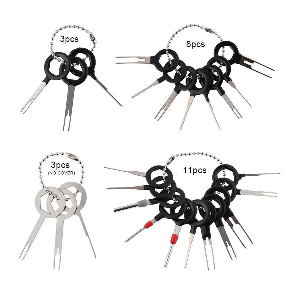3/8/11 шт. терминал удаление инструмент автомобильных электрических обжимной разъем для проводов штырь экстрактор ремонтный набор ручного инструмента штекер ключ "сделай сам"