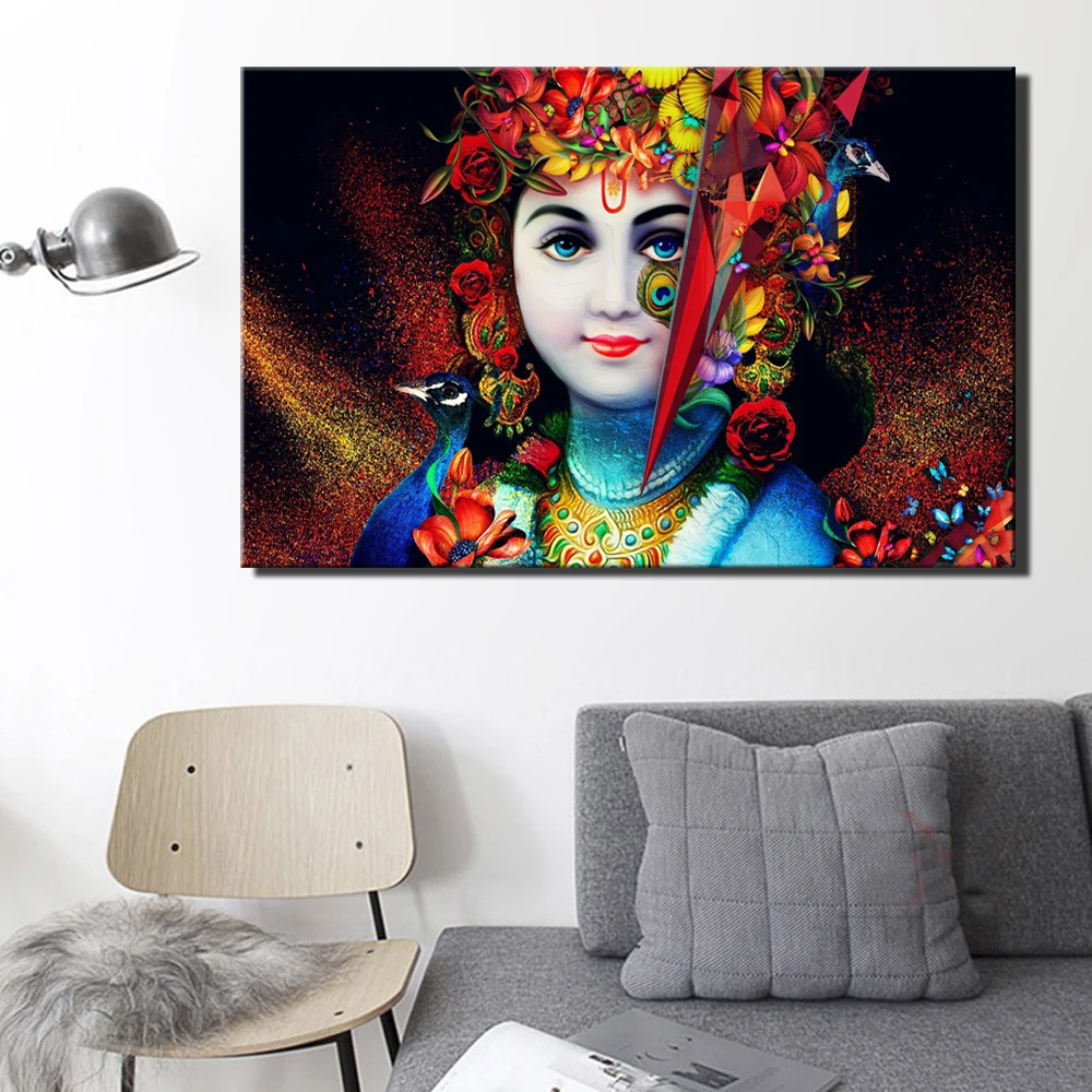 SPLSPL Religious Canvas Art Poster Shiva Lord Paintings Print on Canvas