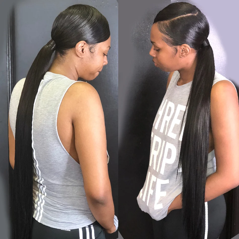 Mecha de cabelo virgem