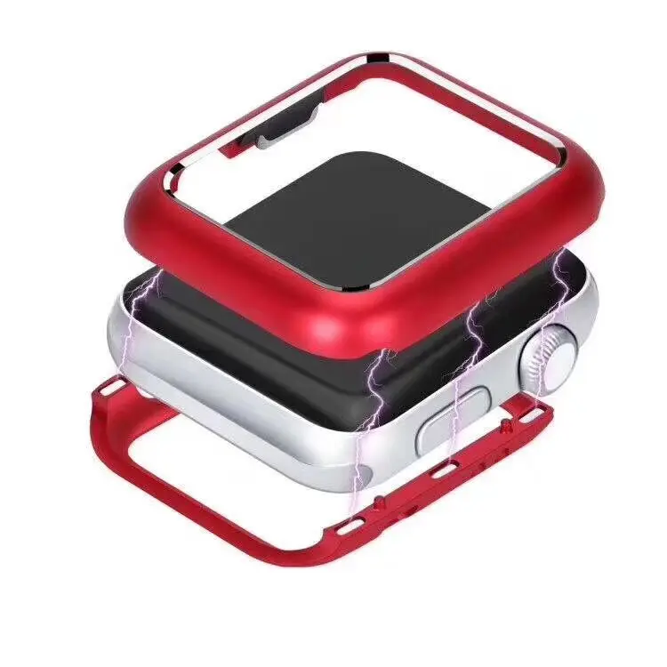 New Transparent Frame Case Clear Ultra Thin Hard Protective Cover For Apple Watch Series 3 Series 2 Series 1 (13)