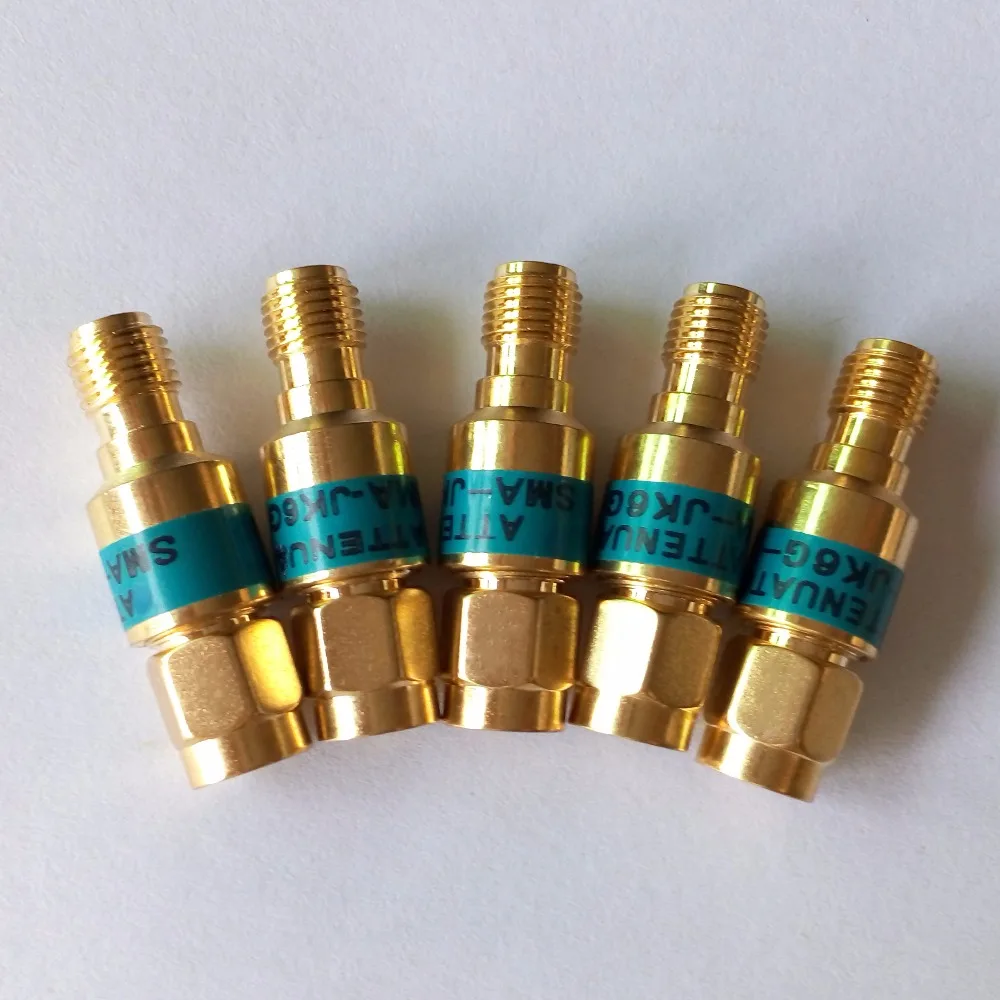 200pcs   2W SMA-JK Coaxial RF Attenuator DC to 6.0GHz 50ohm1db2db3db5db6db10db15db20db30dB