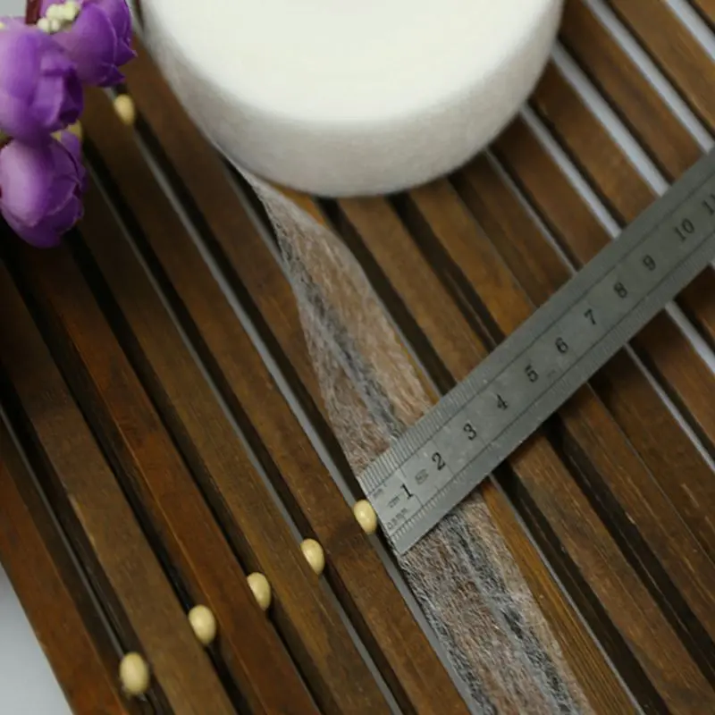 wide 2/3cm Double Faced Adhesive Fabric DIY Accessories Cloth Patchwork Lining Need to use electric iron | Дом и сад