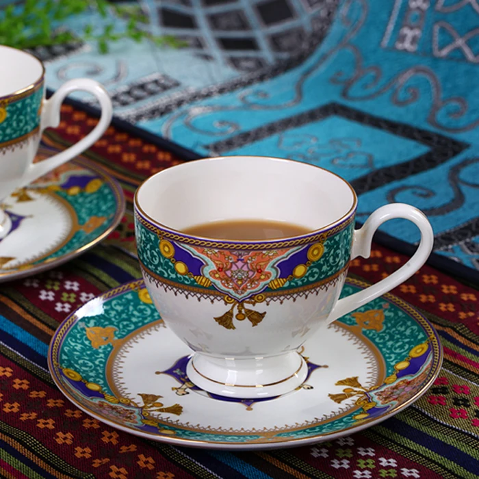 Цзиндэчжэнь Кофейные Наборы Европейский стиль костяного фарфора кофейные чашки и блюдца английский послеобеденный чай высококачественный подарок