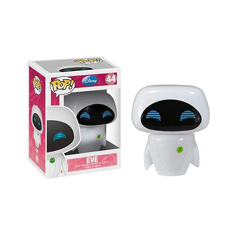 FUNKO POP disney фильм Pixar Аниме Фигурки игрушки EVE& WALL-E Виниловая фигурка Коллекция Модель игрушки для детей подарок на день рождения