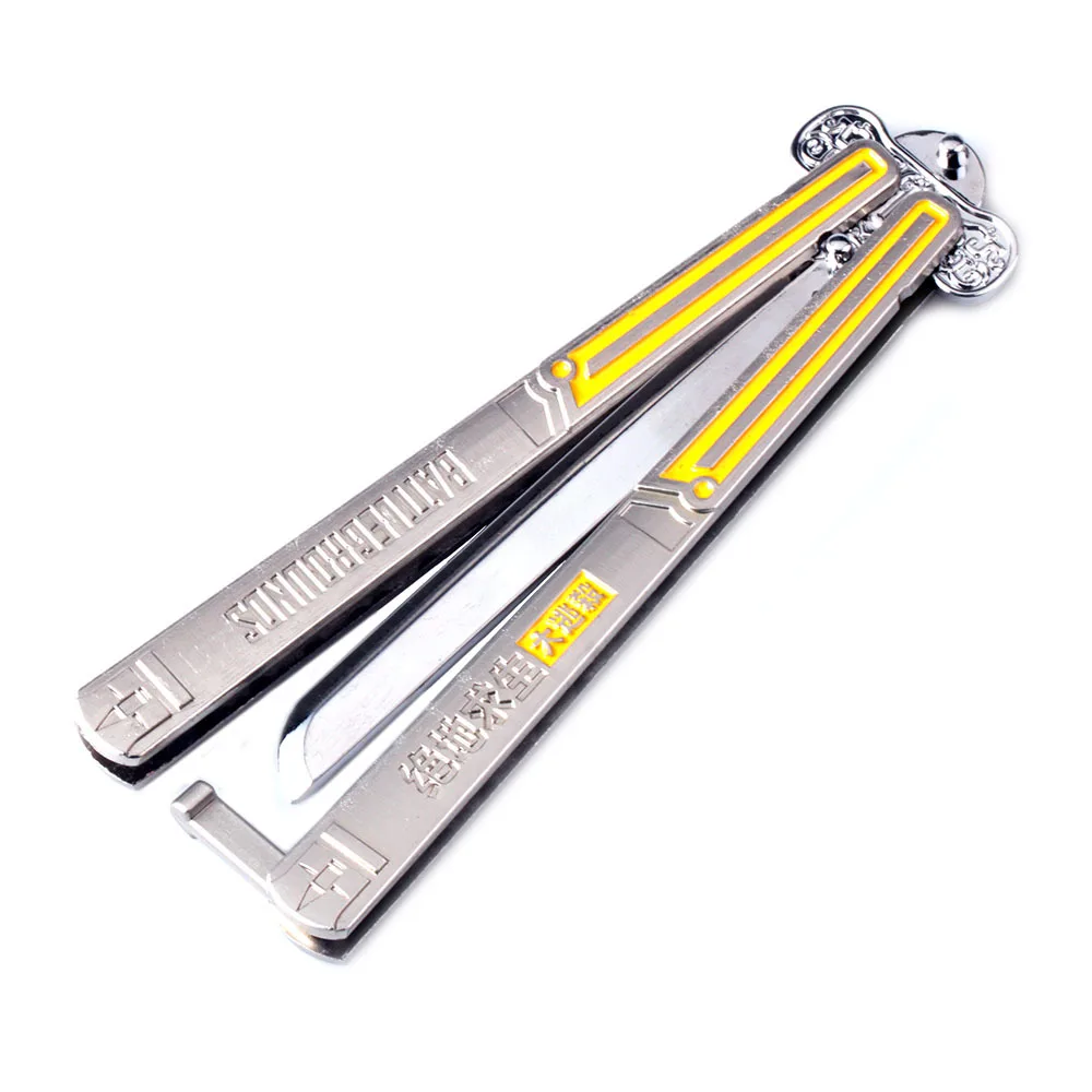 

Samyeung Game Pubg Butterfly Knife Practice Tool Alloy Model Balisong Weapon Playerunknown's Battlegrounds Accessories