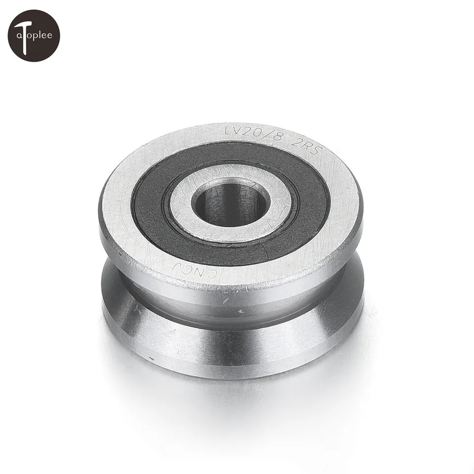 V-Type Groove Ball Bearing Steel 8x30x14mm for Cylindrical Guid
