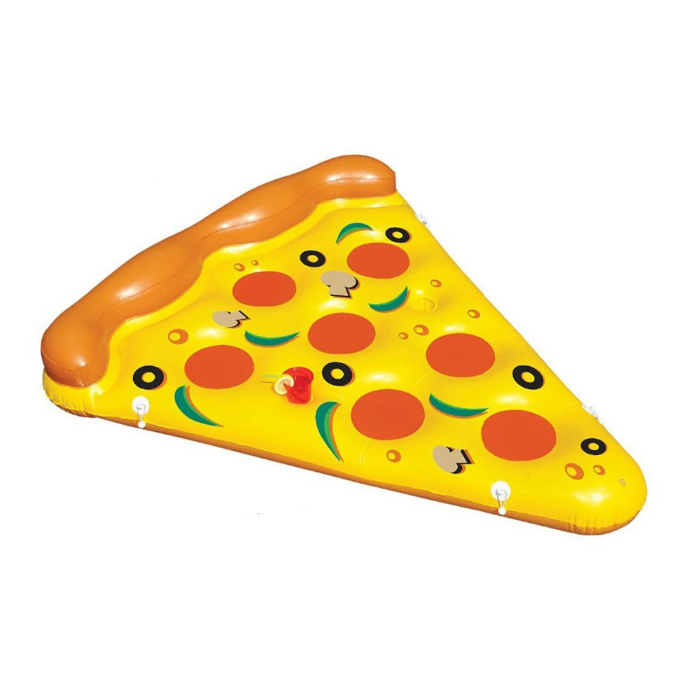 DMAR-Inflatable-Pizza-Giant-Pool-Float-Mattress-180CM-5-9-Swimming-Ring-Circle-Beach-Bed-Sunbathe
