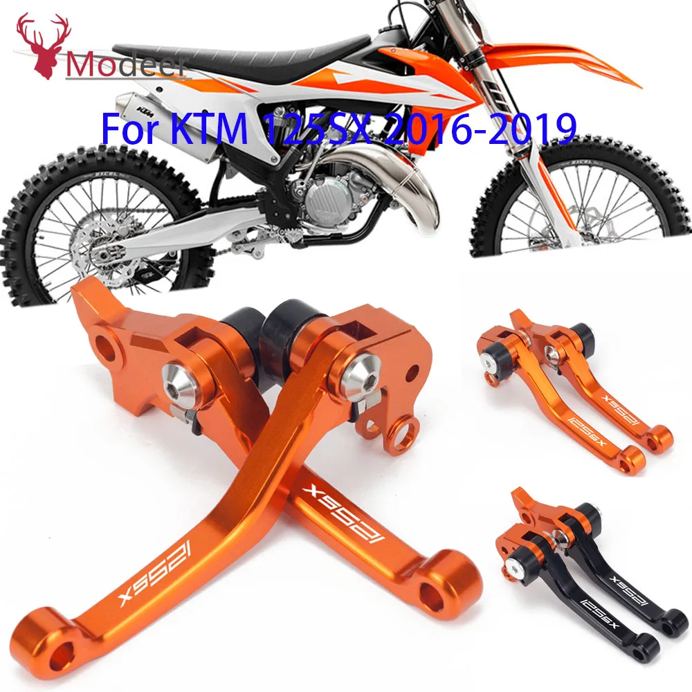 Motorcycle CNC Motocross Pivot Dirt bike Brake Clutch Levers For KTM 125SX 125 SX 2016 2017 2018-2020