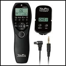High quality LCD Timer Shutter Release 2.4G Wireless Remote Control Transmitter Receiver 32 Channels for Canon DSLR Camera