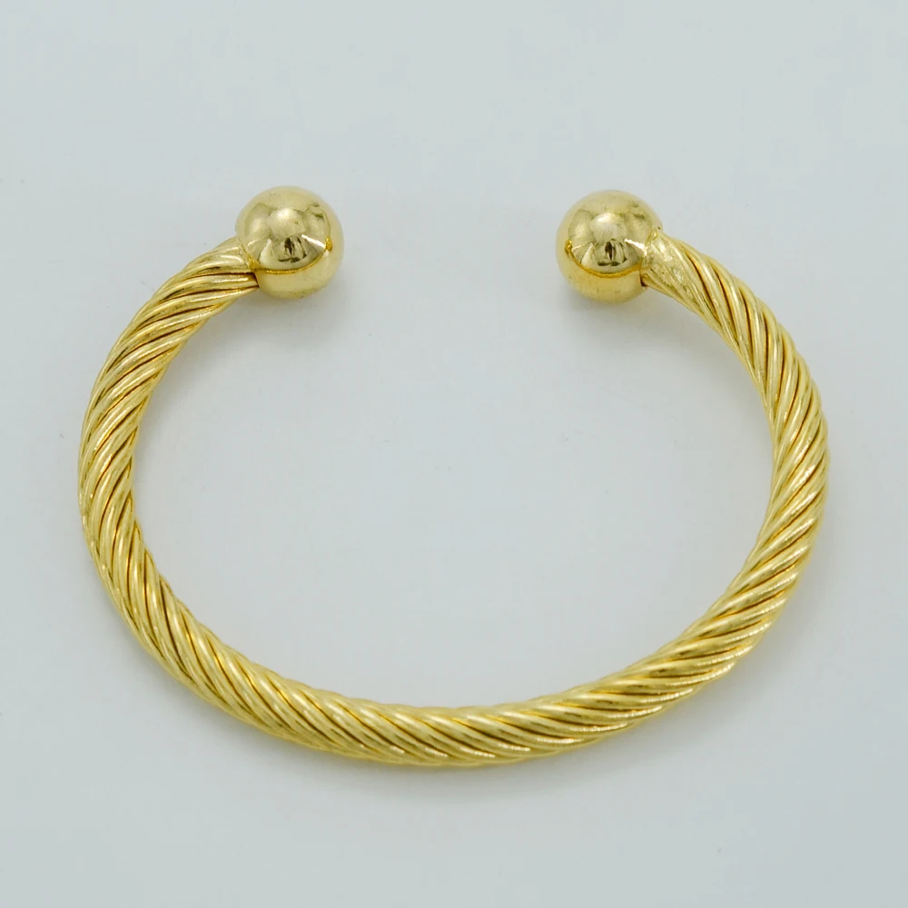 Anniyo Openable Twisted Bangle Women Gold Color Dubai Anniyo Openable Twisted Bangle Women Gold Color Dubai Ethiopian Jewelry Arab Husband Boyfriend Gift 001910 In Bangles From Accessories On