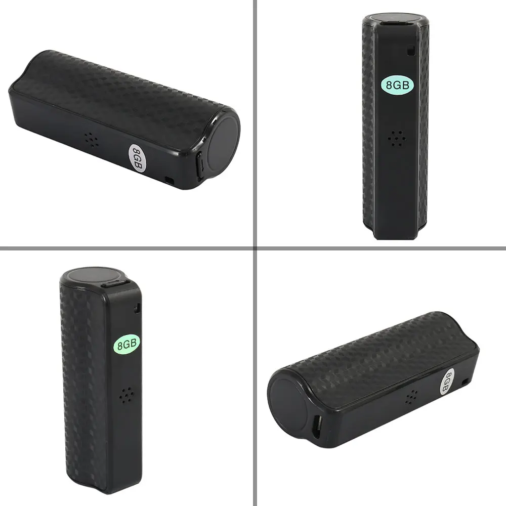 Мини скрытый Цифровой диктофон 8 Гб USB Профессиональный 600 часов звукозапись диктофон дальний аудио рекордер