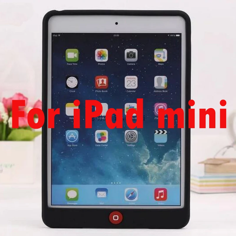 

Smart Bean Jelly Cute Silicon Soft Gel Rubber Protective Cover Case For iPad mini 1 2 3 4