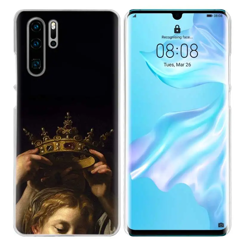 Чехол с рисунком ангела Купидона для huawei P20 P30 P Smart Nova 4 3i P10 P9 P8 mate 10 20 lite Pro Mini жесткий чехол для телефона из поликарбоната