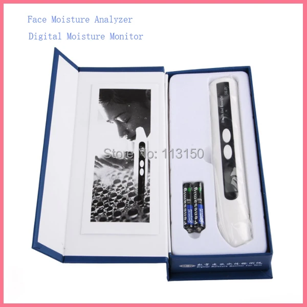 

3pcs\lot Free shipping Skin & Facial Face Moisture Analyzer Monitor Tester LCD