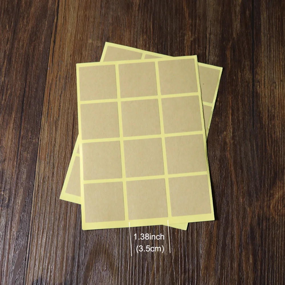 1200 шт. наклейки из крафт бумаги для самостоятельного изготовления|sticker price|stickers