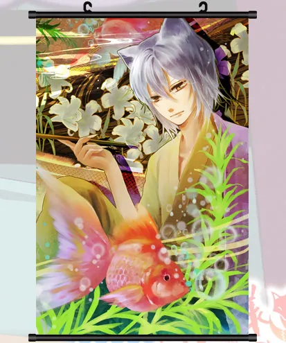 Короткая футболка с героями из японского аниме Kamisama Tomoe поцелуй домашний декор