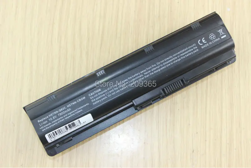 Günstig 7800 mah 9 Zellen Laptop Akku Für HP MU06 MU09 ERSATZ 593554 001 593553 001 CQ42 CQ62 G42 g62 G72 G4