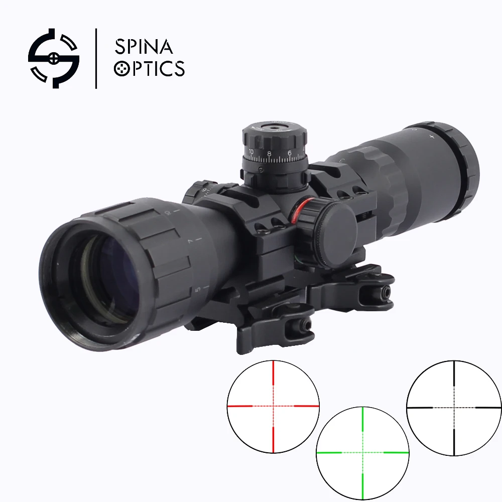 SPINA OPTICS rifle scope 3 9x32 Hunting riflescope With Sun Shade