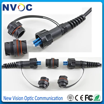 

8Pcs/Lot,2C MM(62.5/125) Outdoor IP67 ODVA-LC to LC/UPC Duplex 1M FTTA Fiber Patch Cord+8Pcs/Lot ODVA LC/UPC DX Fiber Adapter