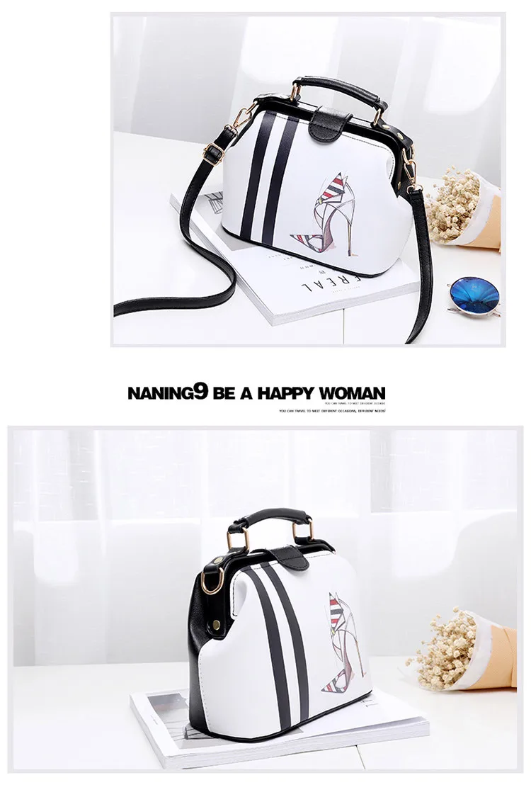 2017 Women Personality Fashion Buckle Small square bag Designer Handbag Casual Shoulder Messenger Bag New Sac Femme 8 X_04