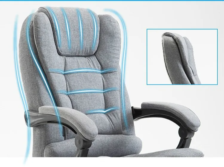 Home Office Chair Fabric Computer Gaming Chair Boss Seat Cadeira Massage Silla Oficina Cadeira Gamer Boss Chaise Silla Gamer