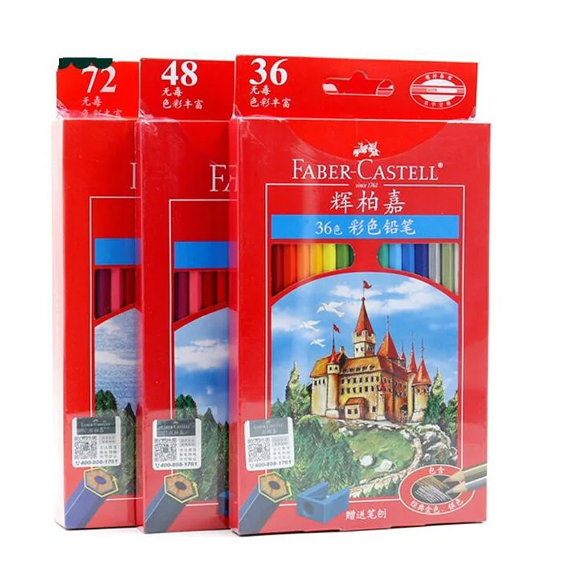 

Faber Castell Oil Colored Pencil 36/48/72 Colors Wood Pencils Set Lapis De Cor Artist Painting Drawing Sketch Art Supplies