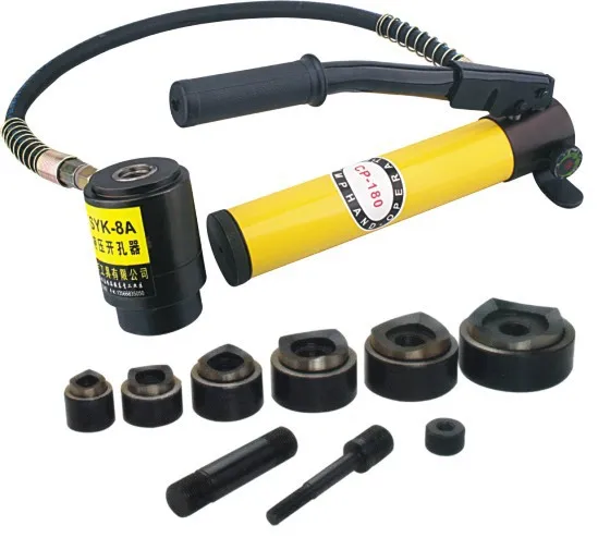 Buy Hydraulic hole punch tool SYK 8A,manual hydraulic