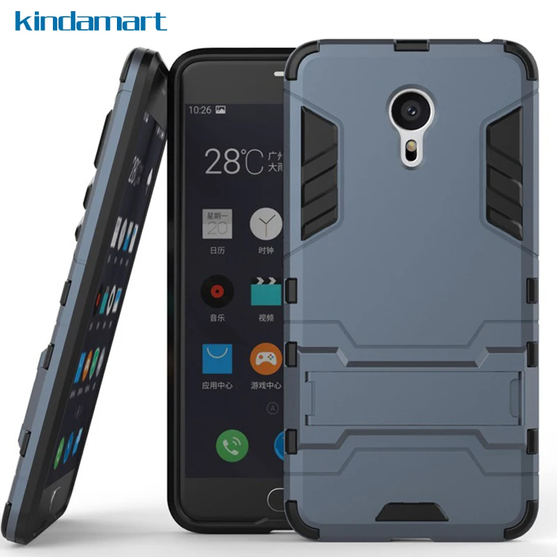 Чехол-накладка для Meizu M3 Note противоударный жесткий чехол с резиновым Бампером M3note