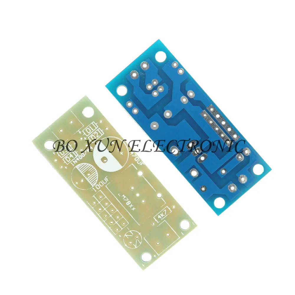 5 шт. LM78XX LM7805 LM7812 L78XX PCB регулятор фиксированного напряжения прототип печатной