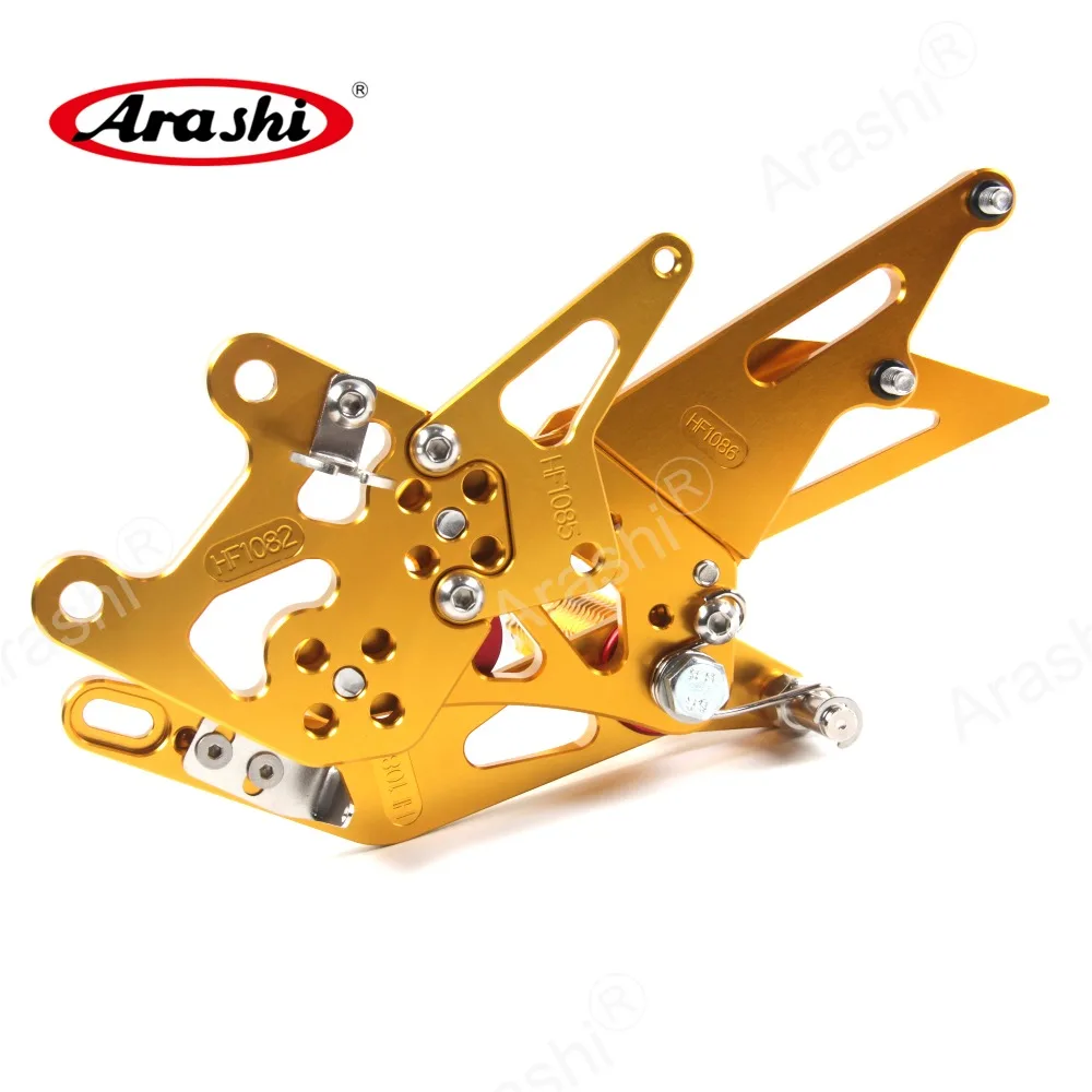 ARASHI 1 Набор регулируемая подножка для HONDA CBR600RR 2009- CNC Rider Rearset подножки CBR600 CBR 600 RR 2010 2011 2012