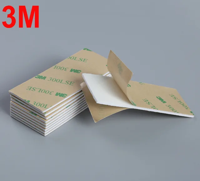 (1.6mm thick) 70mmx30mm Original 3M 300LSE 9495LE white Glue EVA Foam