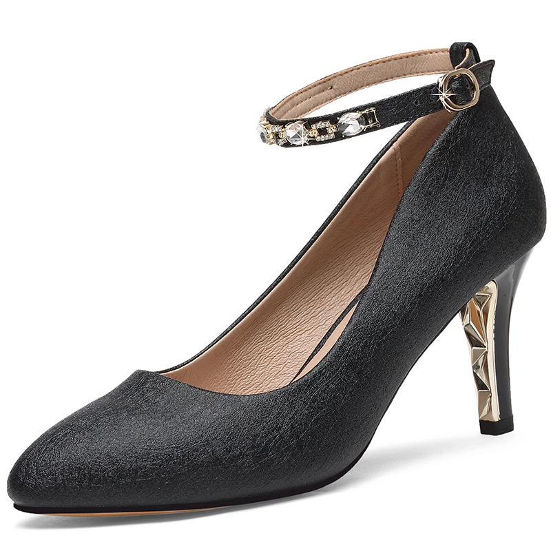 

Fashion High Heels Women Pumps Pointed Toe Work Pump Stiletto Woman Shoes Weeding Shoes Office Career Elegant Pumps YG-A0312