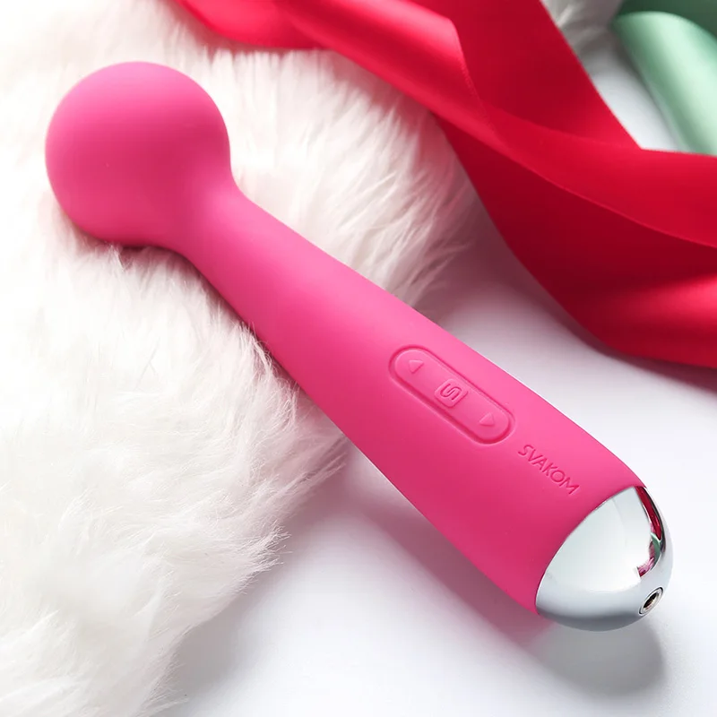 Genuine SVAKOM MINI EMMA Magic Wand Massager Waterproof Powerful G Spot Vibrator Clitoris Stimulator Adult Sex Toys for female