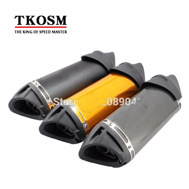 TKOSM Modified Exhaust Escape Moto Silencer 100cc 125cc 150cc GY6