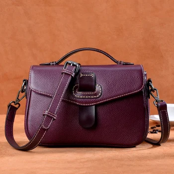 

New Women Bags Designer Shoulder Bag For Women Cow Leather Handbag Ladies HandBags