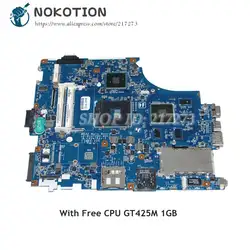 NOKOTION MBX-235 1P-0107200-8011 A1796418B основная плата для sony VAIO VPCF Материнская плата ноутбука GT425M DDR3 HM55 Бесплатная Процессор