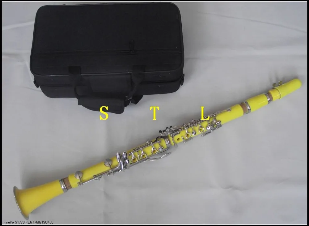 

High quality Bb clarinet Yellow Color Good material