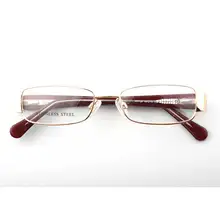 YOUTOP Женская ободковая металлическая оправа близорукость анти-синий луч классические очки оправа женские очки из нержавеющей стали N7728