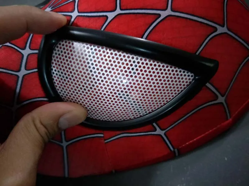Косплэй Удивительный Человек-паук 2 Человек-паук шлем Спайдермен "Человек-паук" Faceshell с линзами из ткани, с изображением Человека-паука маска для лица