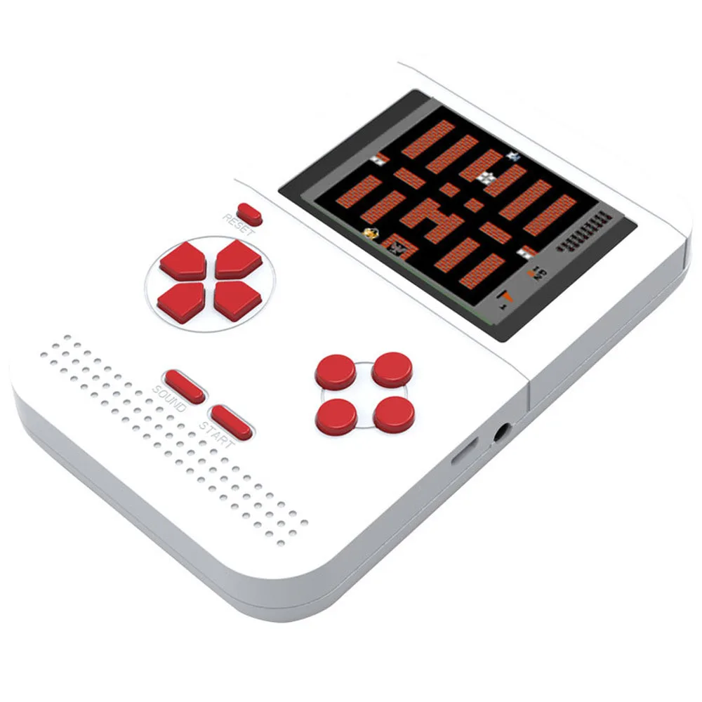 

GRWIBEOU Retromax 8 Bit Mini Handheld Game Console Built-in 300 Games 3 inch LCD Video Game Player Kids Gift
