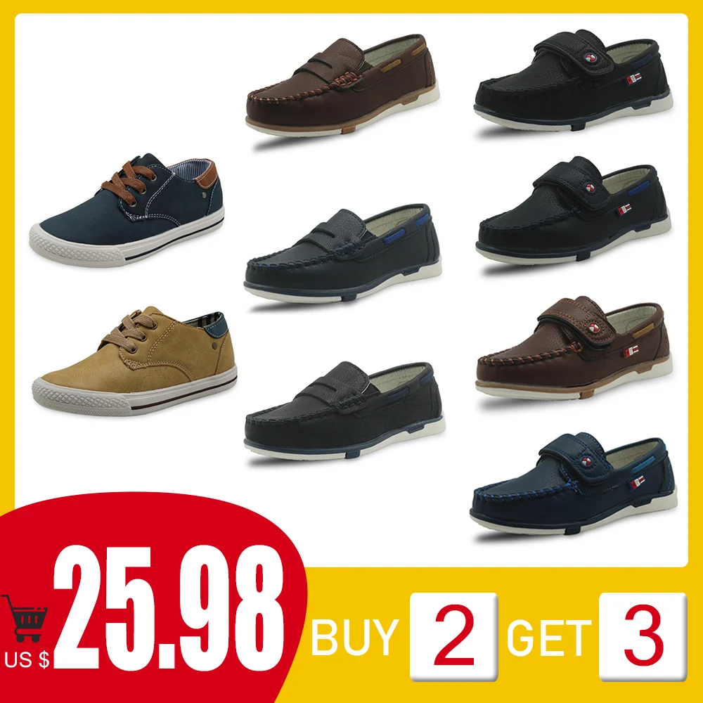 Kids Slip On Smart Casual Shoes 