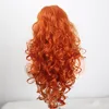 Hairs Highlight Dark Brown Color Heat Resistant Lolita Party Oktoberfest Festival Curly Cosplay Synthetic Wigs for Black Women 4